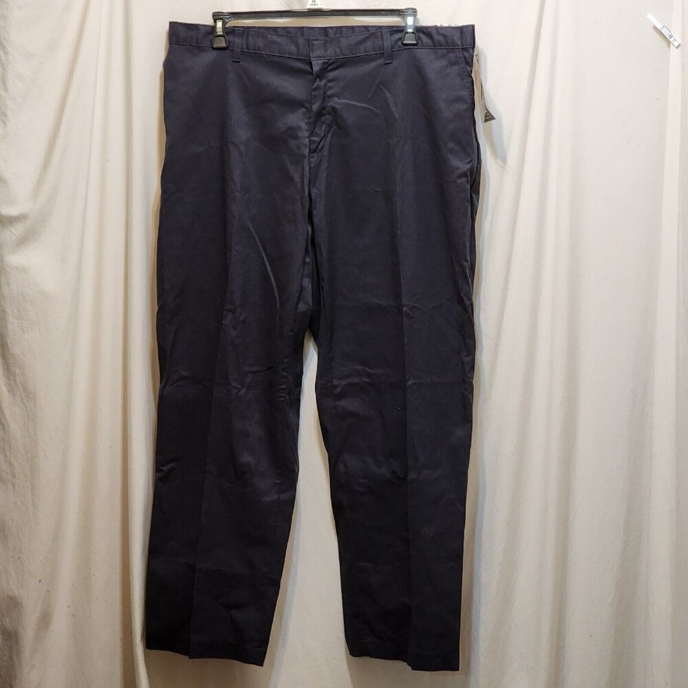 Dickies Womens Twill Work Pants Relaxed Fit Stretch‎ 22 Reg Blue FP111DN